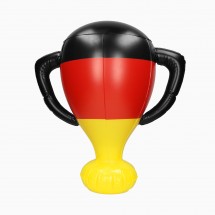 Aufblasbarer Pokal Deutschland - Deutschland-Farben